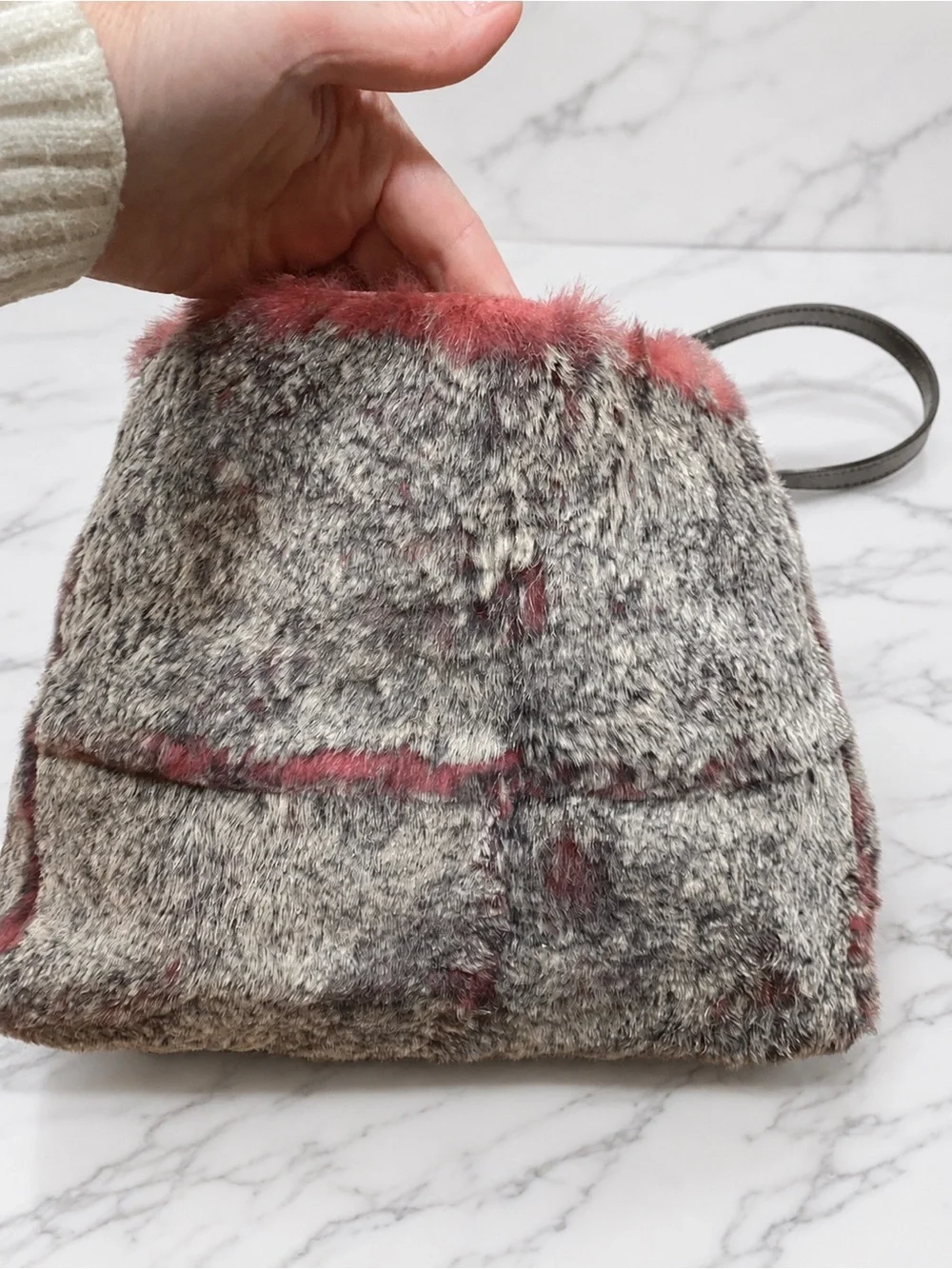 Rare CHANEL Lapin Rabbit Fur Tote